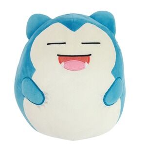 Pokemon Squishmallows 10" Snorlax Plush Soft Cuddly Stuffed Animal Toy